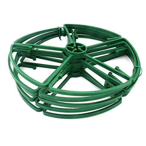 10 Inch Flower/Plant Support Rings Garden Cane Support Frame, Pack of 5