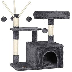FEANDREA Cat Tree, Cat Tower for Kitten, Cat