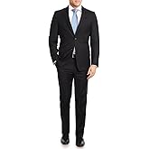 Arthur Black Mazara Classic Fit Two Button 100% Wool Wrinkle Resistant Suit
