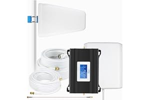 FUSTAR Verizon Cell Phone Signal Booster T Mobile ATT Cell Phone Booster Extender 5G 4G LTE Band 13, 12, 17, 5, 2, 4/66 Cell Signal Booster T Mobile AT&T Verizon Signal Booster Cell Booster for Home 5000sqft