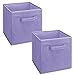 ClosetMaid 3878 Cubeicals Fabric Drawer, Light Purple, 2-Pack