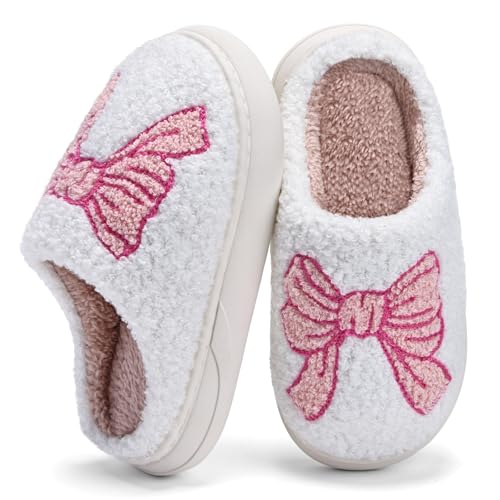 IceUnicorn Kids Slippers Boys Girls Warm Winter House Slippers Big Little Kids Non-Slip Soft Plush Memory Foam Home Shoes for Indoor Outdoor