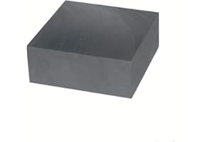 FY-STORE Graphite Ingot EDM Graphite Plate Smooth Polished Surface(50MMx50MMx20MM)
