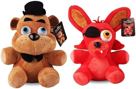 Amazon Co Jp フレディぬいぐるみ4fnafファズベアベアとフォックスフォクシーぬいぐるみギフト人形2個cm ホーム キッチン