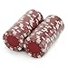 Brybelly 50 Clay Composite Striped Dice 11.5 Gram Poker Chips
