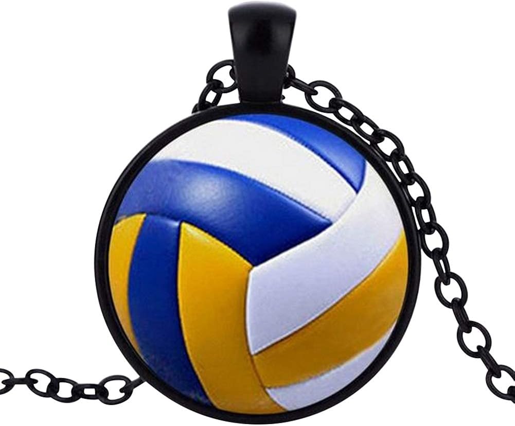 Générique Collar Colgante Estampado Balón Voleibol Ball, Cadena ...