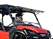 SuperATV Scratch Resistant Clear Flip Windshield for Honda Pioneer 1000/1000-5 (2016+) - Hard Coated for Extreme Durability - Can be Set to 3 Different Settings! primary