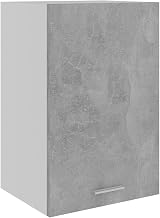 vidaXL Kitchen Cabinet Wall Mounted Storage Shelf Organiser Concrete Grey