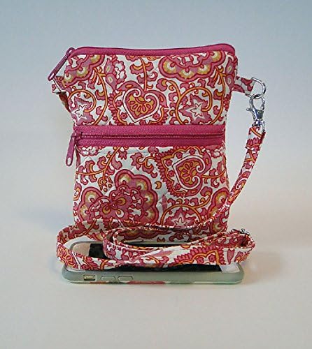 Rosemont Bags Cell Phone Bag Collection (Pink Paisley)
