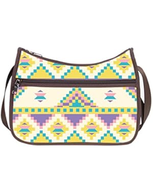 JIUDUIDODO Oxford Fabric Custom Cool Aztecs Cross Body Handbags Casual Bags (Twin Sides)