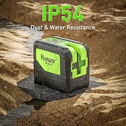 Cross Line Laser Level with 2 Plumb Dots - Huepar