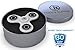 New 2017 WHITE Tri Hand Spinner Fidget Toy Game from DolKra | Removable Bearing | Rounded Edges | Ultra Durable High Tech | Increase Focus | Stress Relief - ADHD and Anxiety | twiddle desk fidget toy
