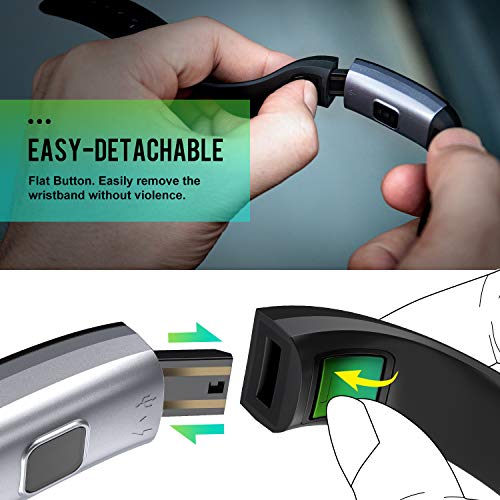 BuTure Fitness Tracker, Pedometer for Walking, Heart Rate Monitor Watch, Step Counting for Walk, Calorie Counter, Sleep Quality Monitor, Waterproof Activity Tracker for Kids, Women and Men