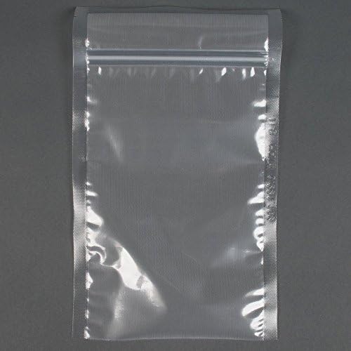ARY VacMaster 946501 6" x 10" Pint Size External Vacuum Packaging Bag with Zipper 3 Mil - 50/Box