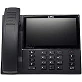 Mitel MiVoice 6940, Black, Corded, IP Phone (50006770) with Wireless Handset
