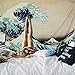 Martine Mall Tapestry Wall Tapestry Wall Hanging Tapestries The Great Wave Off Kanagawa Katsushika Hokusai Thirty-six Views Mount Fuji Tapestry Wall Art (The Great Wave Off Kanagawa, 51