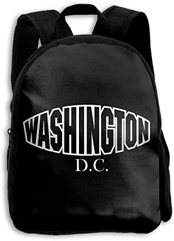 Washington D.C. Black School Backpack Travel Bags Bookbag For Kids