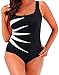 Baifern Women's 1 Piece Spaghetti Strap Swimsuits Plus Size