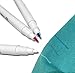 3 x Multi-color Tailor's Chalk Pens - White Red and Blue - Water Soluble Ink for Cloth and Fabrics Sewing, Arts and Crafts Tracing and Stitching