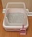 IRIS High-shield Open Litter Pan Set, Pink
