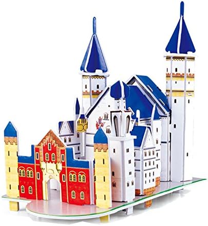 Swan stone Castle 3d Paper Puzzles German Architecture Children Gift Puzzle Educational Toys For Birthday