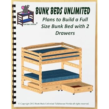 Bunk Bed Diy Woodworking Plan To Build Your Own Full Over Full