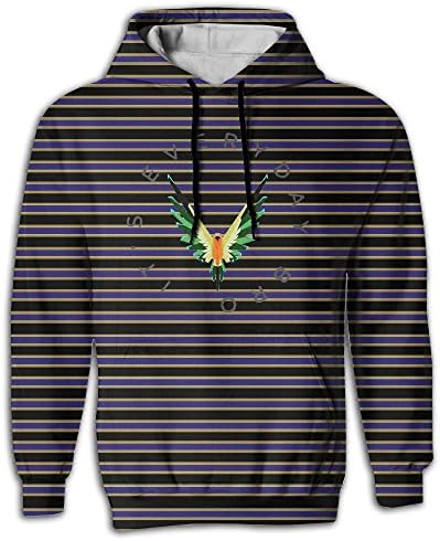 WeiGo Hoodies Men's Logan Pual Maverick Logo Pullover Graphic Athletics Sweatshirt Drastring Hoodies - Full 3D Printed With 2 Pockets