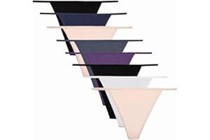 UWOCEKA Cotton G-String,Sexy Women's Panties Simple String Thongs & T Back for Ladies