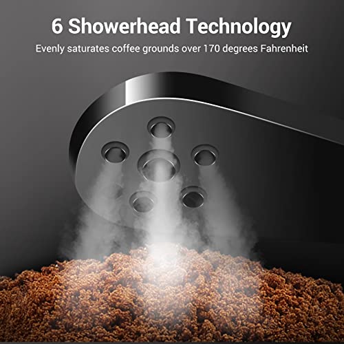 Wamife Programmable Coffee Maker, 12 Cup Drip Coffee Brewer Timer