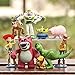ToysOutletUSA Toy Story Figures Play Set Collectible 9 Pcs Size 4 to 8 cm + 1 Bonus Stickers - Ideal Cupcake Toppers Party Favors Decorations