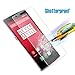 TANTEK [3-Pack Screen Protector for OnePlus One [2014 Model],Tempered Glass Film,Ultra Clear,Anti Scratch,Bubble Free,Case Friendly