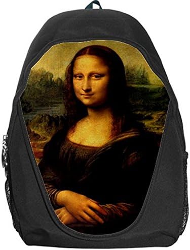 Monalisa Popular Art School Kid Backpack Bag