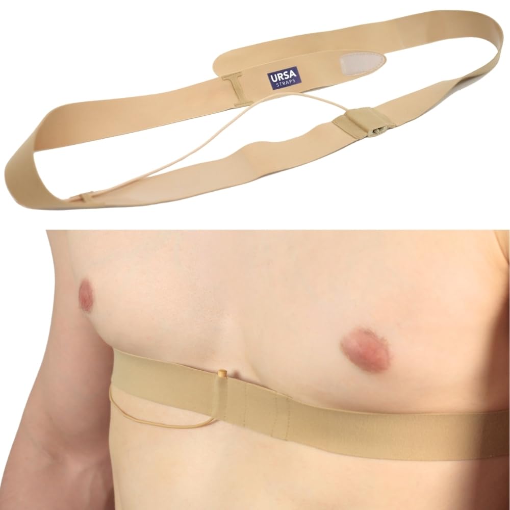 URSA Chest Strap: Low-Profile, Soft, Stretchy & Breathable Chest Straps for Microphones. For Location Sound, Theatre, Live Events & More (Beige) — image 1