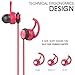 Noise Canceling Earphones, Steven Audio Earbuds in-ear Headphones with Mic Rubberized Running Gaming Sport Work Travel Ergonomic Comfort-Fit Headsets for iPhone iPad iPod Android