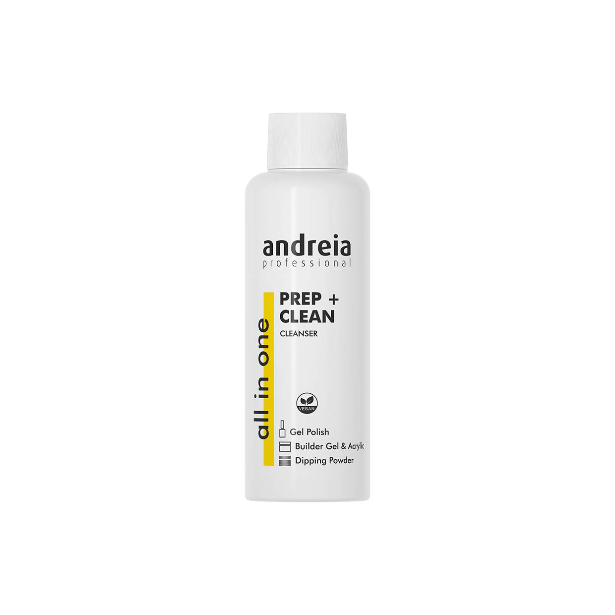 Andreia Professional Prep and Clean All In One - For Gel Polish, Builder Gel and Acrylic Nails - Manicure Preparation (Sanitises Nail Bed) Multi-Purpose Nail Prep and Wipe 100ml