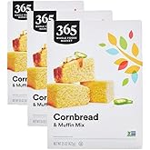 365 by Whole Foods Market, Cornbread &amp; Muffin Mix, 15 Ounce (Pack of 3)