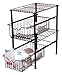 Deco Brothers Stackable Under Sink Organizer with Sliding Basket, Bronze