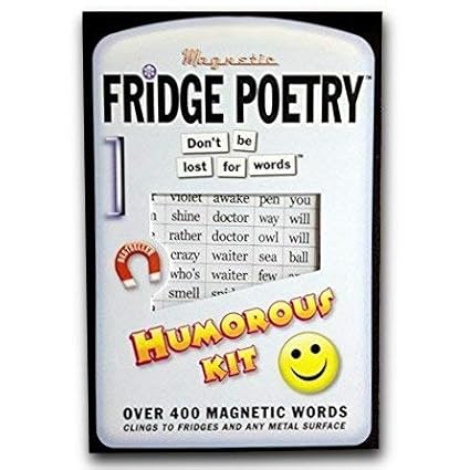 Divertido Fridge Poetry Humorística Kit Palabras Regalo Imán De ...