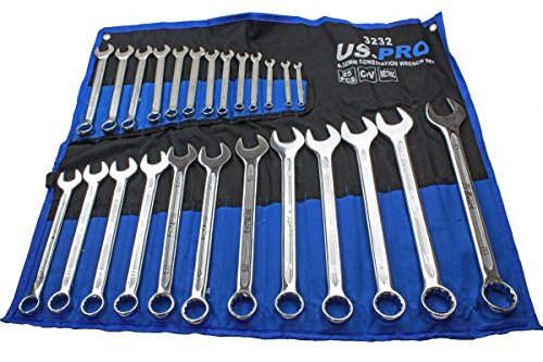 US PRO 25pc Metric Combination Spanner Wrench Set 6-32mm 3232