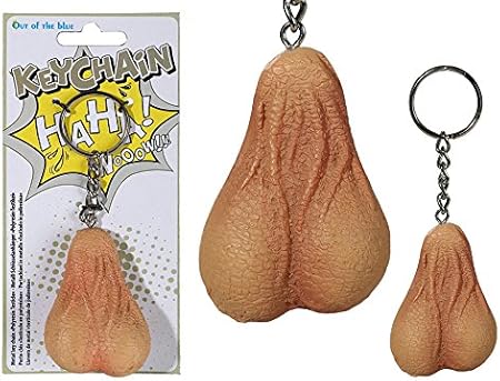 Les Colis Noirs Lcn Porte Cle Testicules Clef Couille Sexe 858 Amazon Fr Jeux Et Jouets