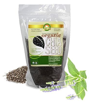 vitapride Finest Orgánica Chia semillas Raw Orgánica Negro ...