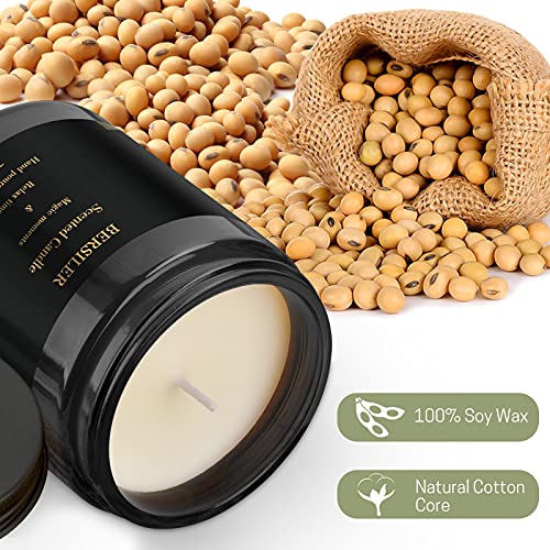 Bersiler Jar Candles - Scented Candles 7 oz - Wood Sage Sea Salt Cleansing House Negative Energy Clearance - Gift for Women/Men Birthday Valentine\'s Day Soy Wax