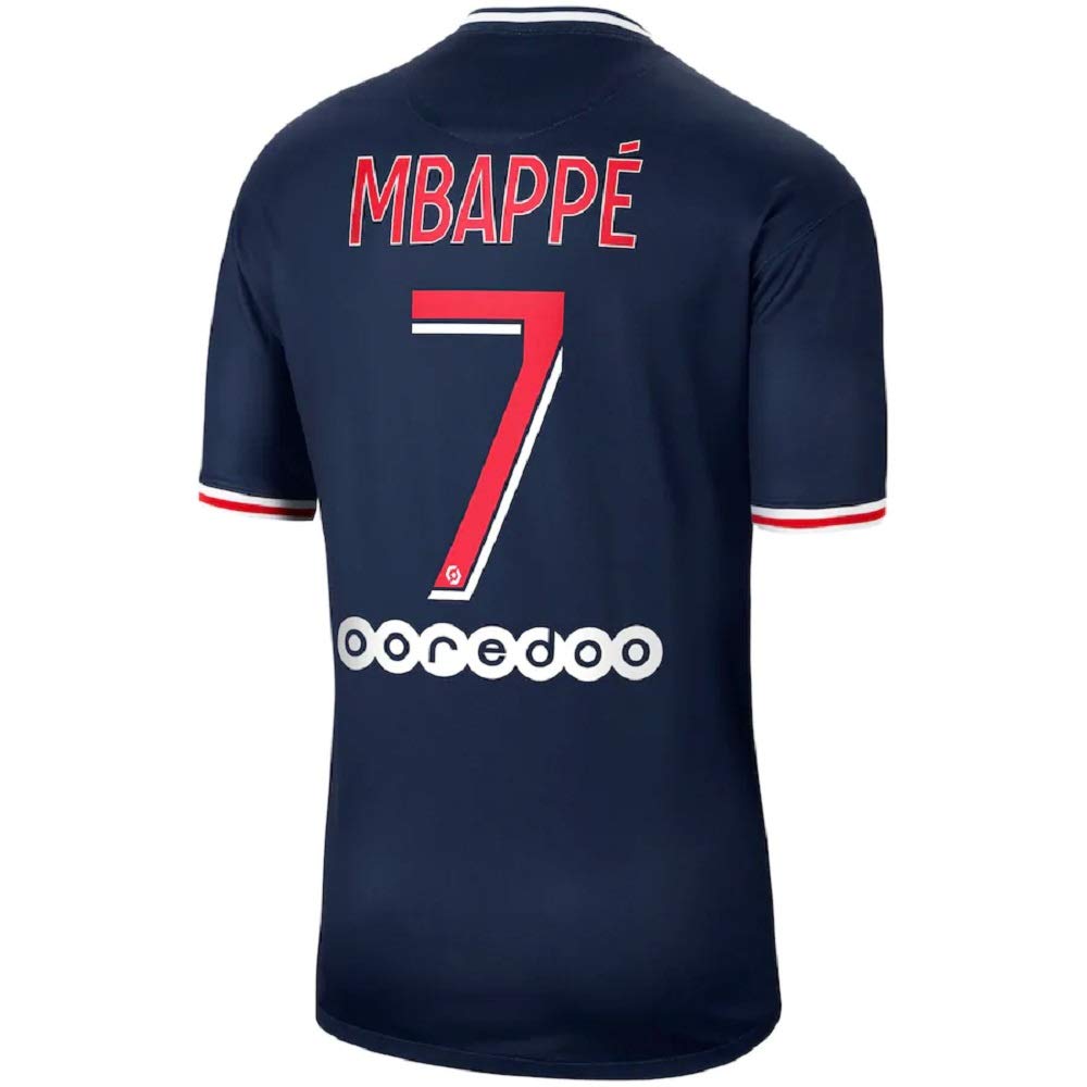 Mbappe #7 PSG Home Men's Jersey 20-21