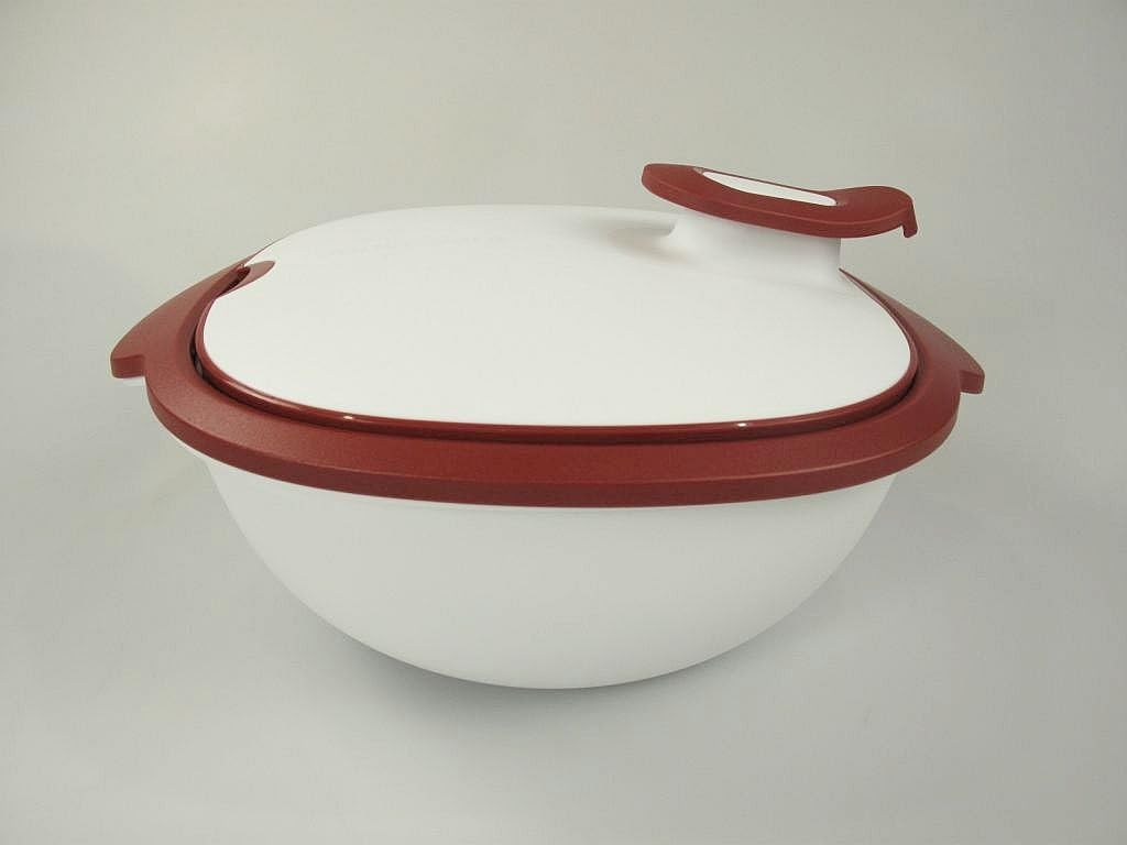 TUPPERWARE Warmie Tup Insulated Server 2,25 L red white Amazon.co.uk