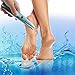 Electric Callus Remover - Dr.HeiZ Electric Foot File for Feet Hard Skin Remover Rechargeable Callus Shaver with LED Light Electric Foot File Pedicure Tools(Blue)