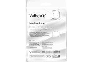 Vallejo - 30 Sheets of Moistening Paper for the Vallejo´s Wet Palette, size 22.5 × 14.5 cm (8.86 × 5.71) and a Paper Density of 60 g/m2 - Save Paint and Keep it Fresh