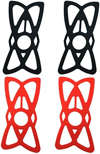 4-Pack Silicone Security Bands for Cell Phone Mount,Road Handlebar Cradle Holder Tether, Bicycle Phones Holder Support