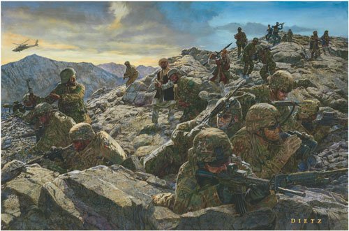 "I Shall Either Find A Way Or Make One" - James Dietz - Operation Enduring Freedom Military Art (Art