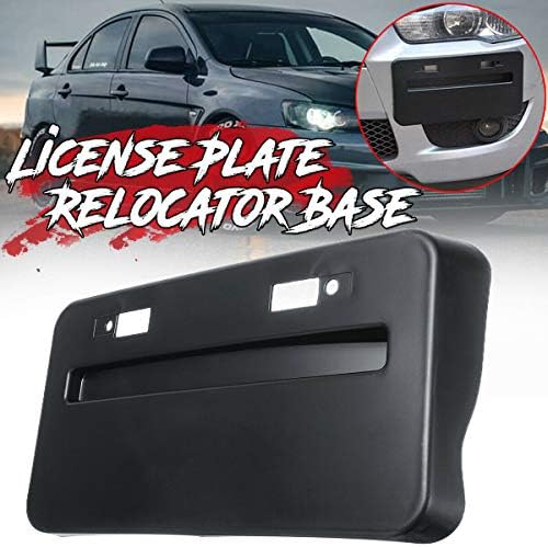 Front License Plate Bracket Relocator Frame Base For Mitsubishi Lancer GTS EVO X