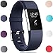 Replacement Bands for Fitbit Charge 2, Fitbit Charge2 Wristbands,Large,Navyblue